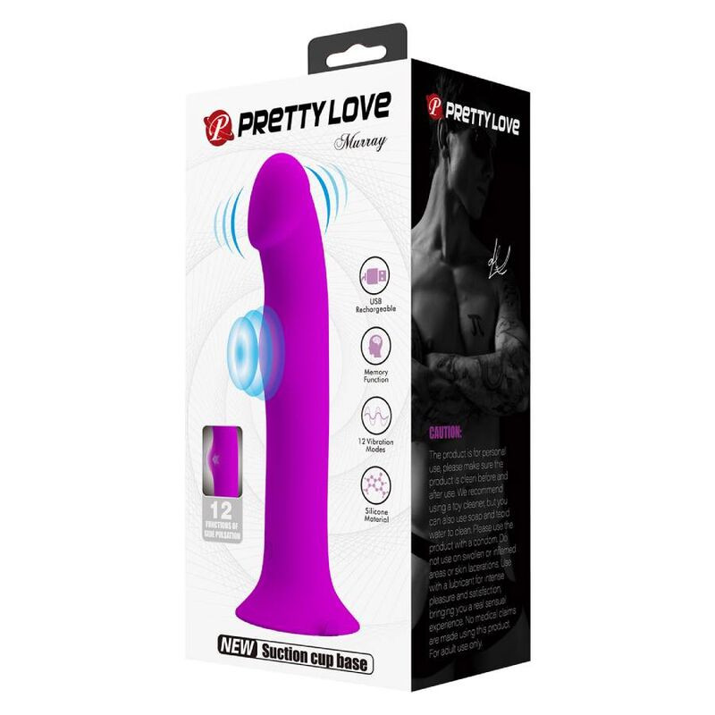 PRETTY LOVE MURRAY VIBRADOR Y ESTIMULADOR PUNTO G MORADO
