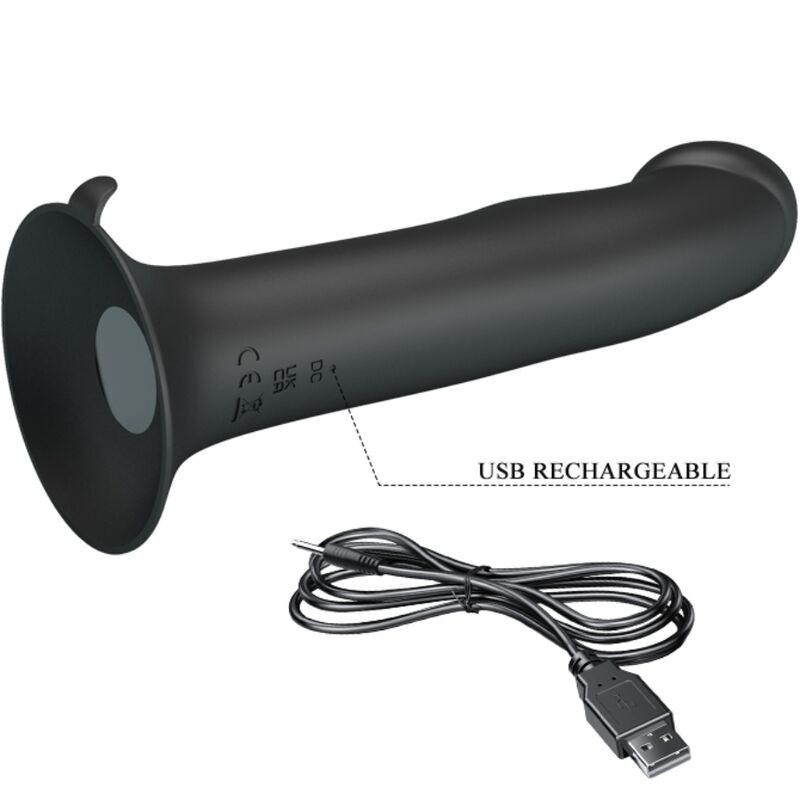 PRETTY LOVE MURRAY VIBRADOR Y SUCCIONADOR DE CLITORIS NEGRO