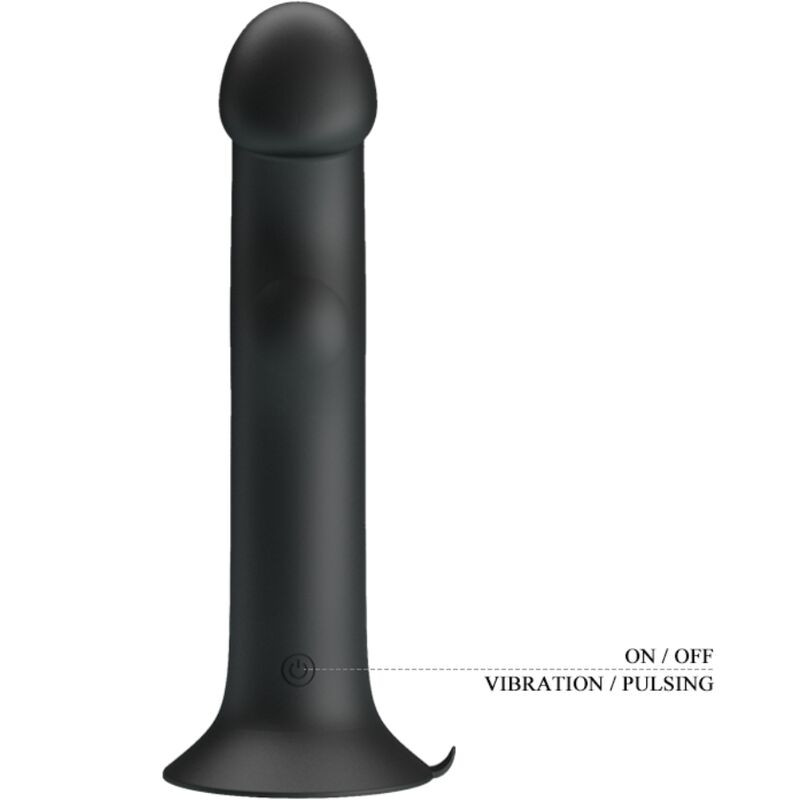PRETTY LOVE MURRAY VIBRADOR Y SUCCIONADOR DE CLITORIS NEGRO
