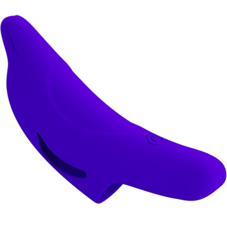 PRETTY LOVE DELPHINI PODEROSO ESTIMULADOR DE DEDO AZUL OSCURO