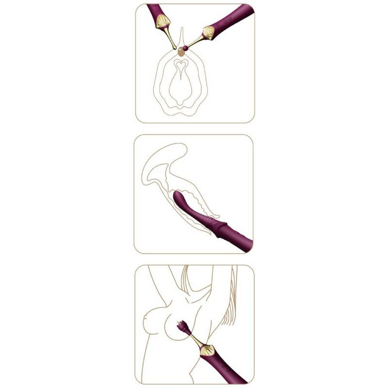 ZALO BESS 2 MASAJEADOR PERSONAL MORADO