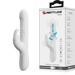 PRETTY LOVE REESE VIBRADOR CON ROTACION PLATEADO 2
