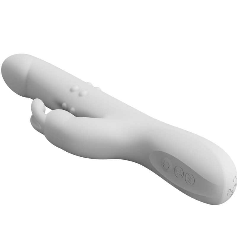 PRETTY LOVE REESE VIBRADOR CON ROTACION PLATEADO