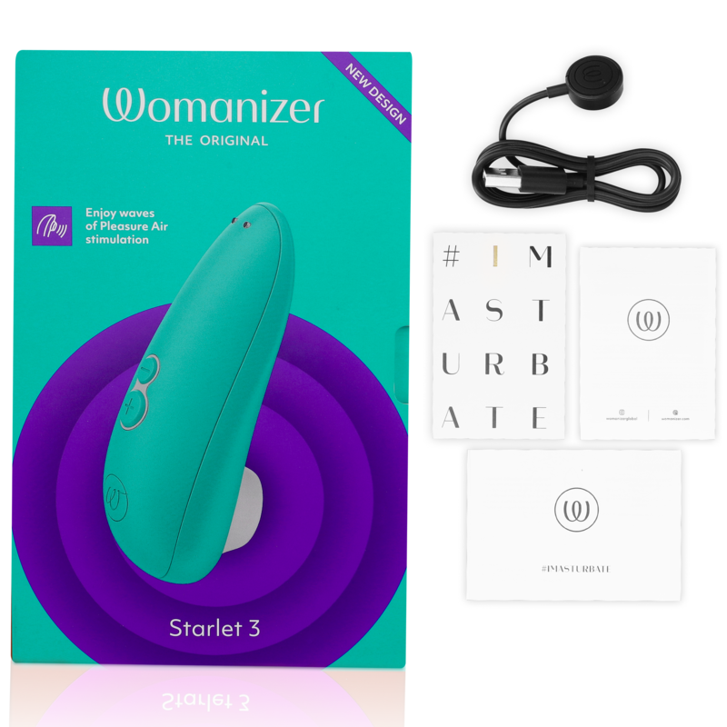 WOMANIZER STARLET 3 ESTIMULADOR CLITORIS TURQUESA