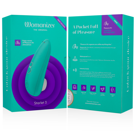 WOMANIZER STARLET 3 ESTIMULADOR CLITORIS TURQUESA