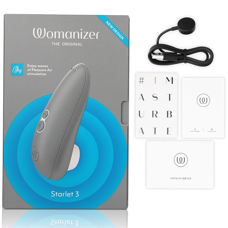 WOMANIZER STARLET 3 ESTIMULADOR CLITORIS GRIS