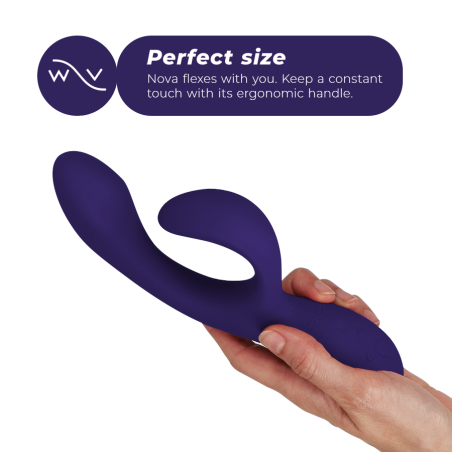WE VIBE NOVA 3 VIBRADOR RABBIT AZUL MEDIANOCHE