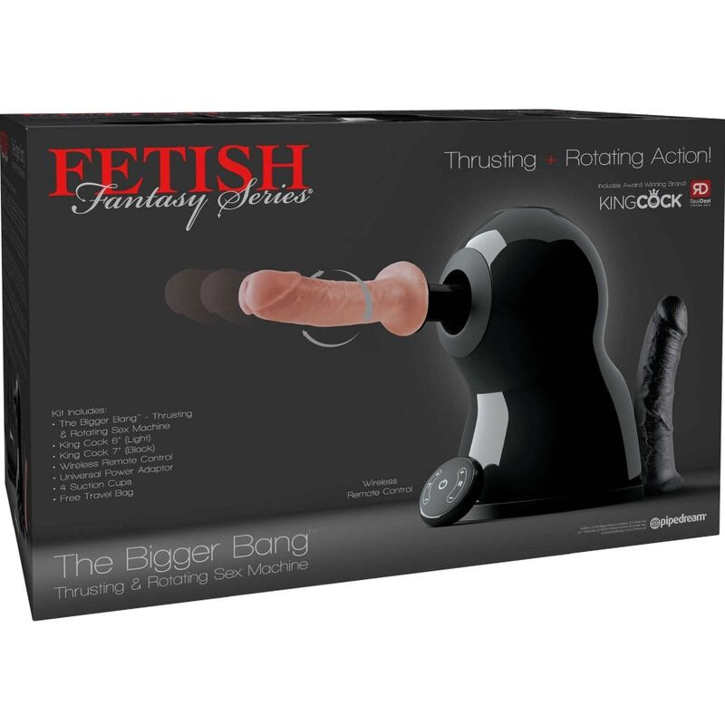 FETISH FANTASY SERIES SEX MACHINE BIGGER BANG ROTACION Y EMPUJE
