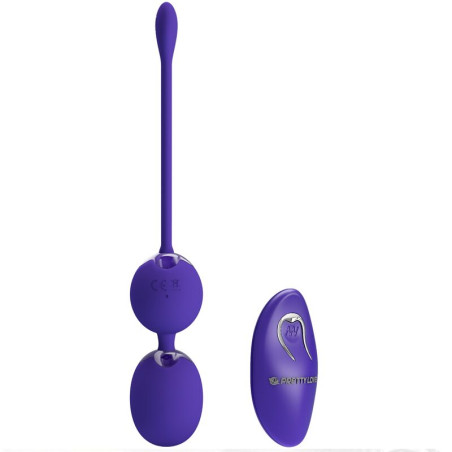 PRETTY LOVE WILLIE YOUTH BOLAS CONTROL REMOTO VIBRACION VIOLETA