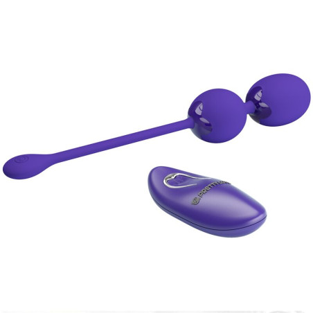 PRETTY LOVE WILLIE YOUTH BOLAS CONTROL REMOTO VIBRACION VIOLETA