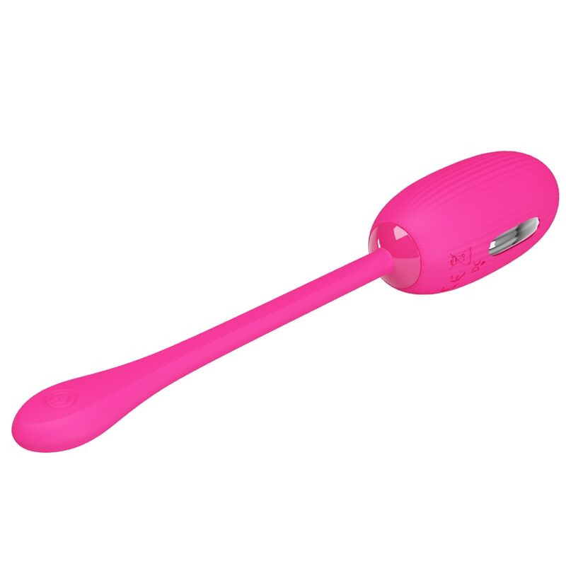 PRETTY LOVE DOREEN HUEVO VIBRADOR RECARGABLE MAGENTA CONTROL REMOTO