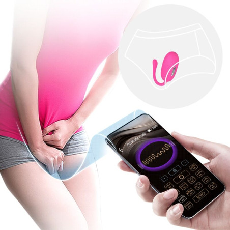 PRETTY LOVE DOREEN HUEVO VIBRADOR RECARGABLE MAGENTA CONTROL REMOTO