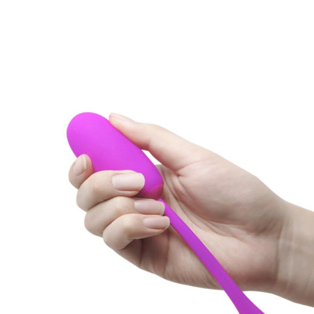 PRETTY LOVE JULIUS HUEVO VIBRADOR IMPERMEBLE RECARGABLE MORADO
