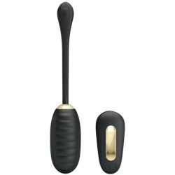 PRETTY LOVE DOREEN HUEVO VIBRADOR DE LUJO RECARGABLE NEGRO CONTROL REMOTO 2
