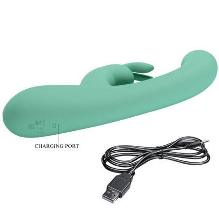 PRETTY LOVE LAMAR VIBRADOR RABBIT PUNTO G VERDE