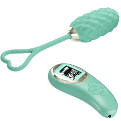 PRETTY LOVE VIVIAN HUEVO VIBRADOR CONTROL REMOTO VERDE 2