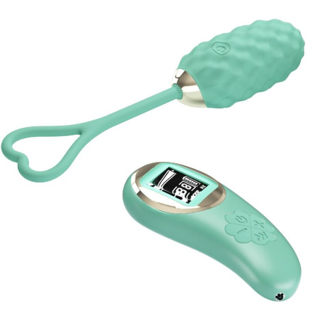 PRETTY LOVE VIVIAN HUEVO VIBRADOR CONTROL REMOTO VERDE