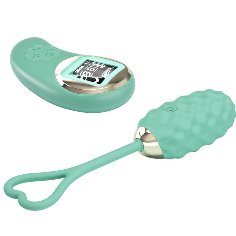 PRETTY LOVE VIVIAN HUEVO VIBRADOR CONTROL REMOTO VERDE