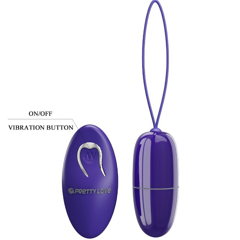 PRETTY LOVE SELKIE YOUTH MINI HUEVO VIBRADOR CONTROL REMOTO VIOLETA