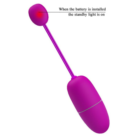 PRETTY LOVE NYMPH HUEVO VIBRADOR CONTROLADO POR APP VIOLETA