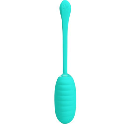PRETTY LOVE KIRK HUEVO VIBRADOR RECARGABLE VERDE AGUA 2