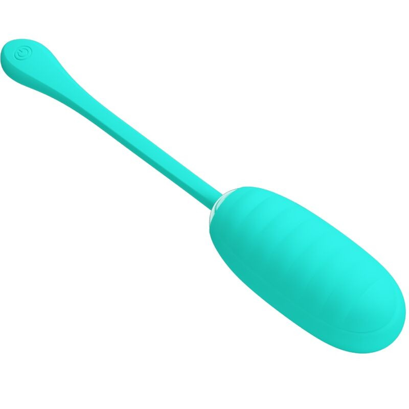 PRETTY LOVE KIRK HUEVO VIBRADOR RECARGABLE VERDE AGUA