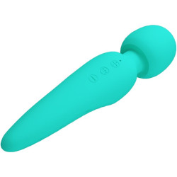 PRETTY LOVE MEREDITH MASAJEADOR 12 MODOS VIBRACION VERDE AGUA 2