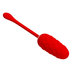 PRETTY LOVE VIBRATING EGG WITH RED RECHARGEABLE MARINE TEXTURE 2