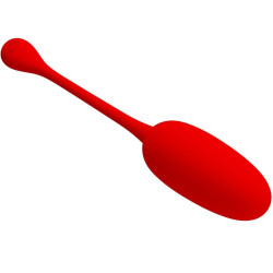 PRETTY LOVE KNUCKER HUEVO VIBRADOR RECARGABLE ROJO 2