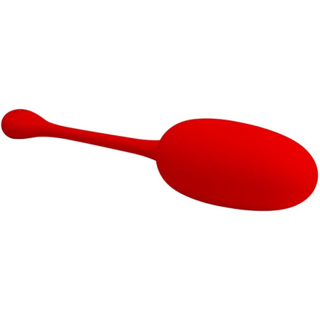 PRETTY LOVE KNUCKER HUEVO VIBRADOR RECARGABLE ROJO