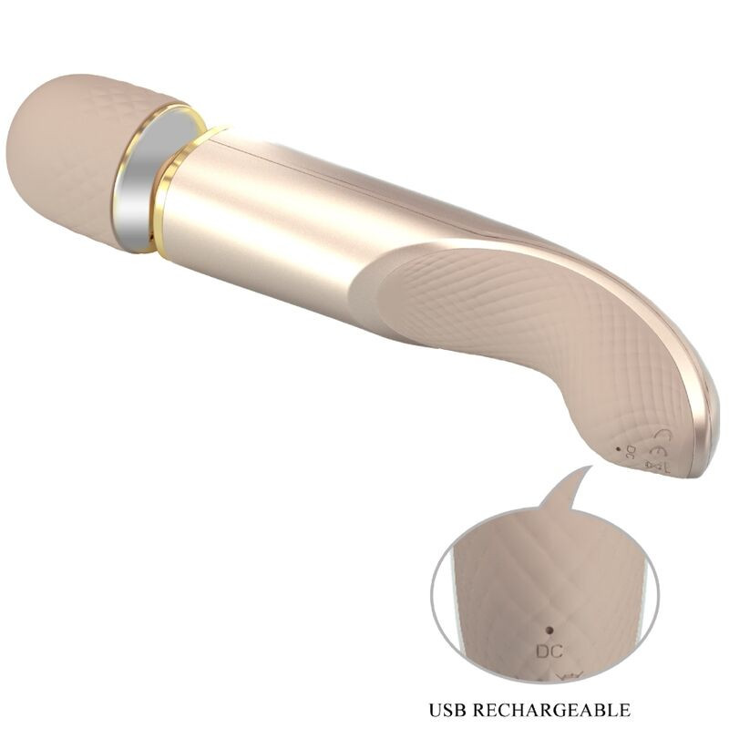 PRETTY LOVE MASAJEADOR 7 MODOS VIBRACION CHAMPAGNE