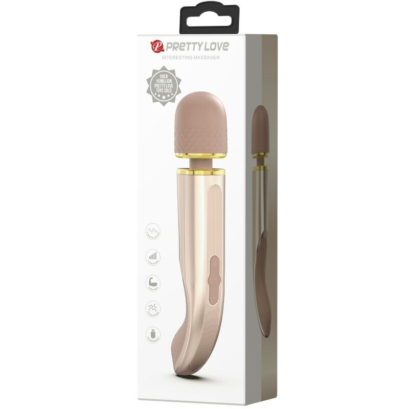PRETTY LOVE MASAJEADOR 7 MODOS VIBRACION CHAMPAGNE
