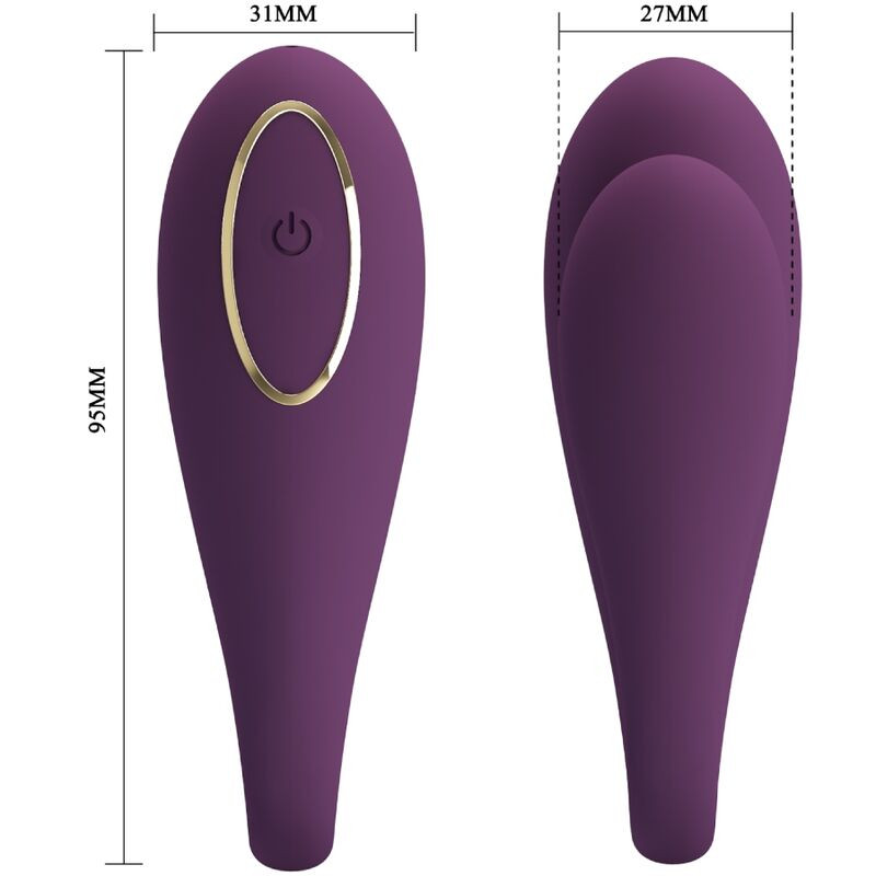 PRETTY LOVE AUGUST VIBRADOR DOBLE PLACER APP REMOTE