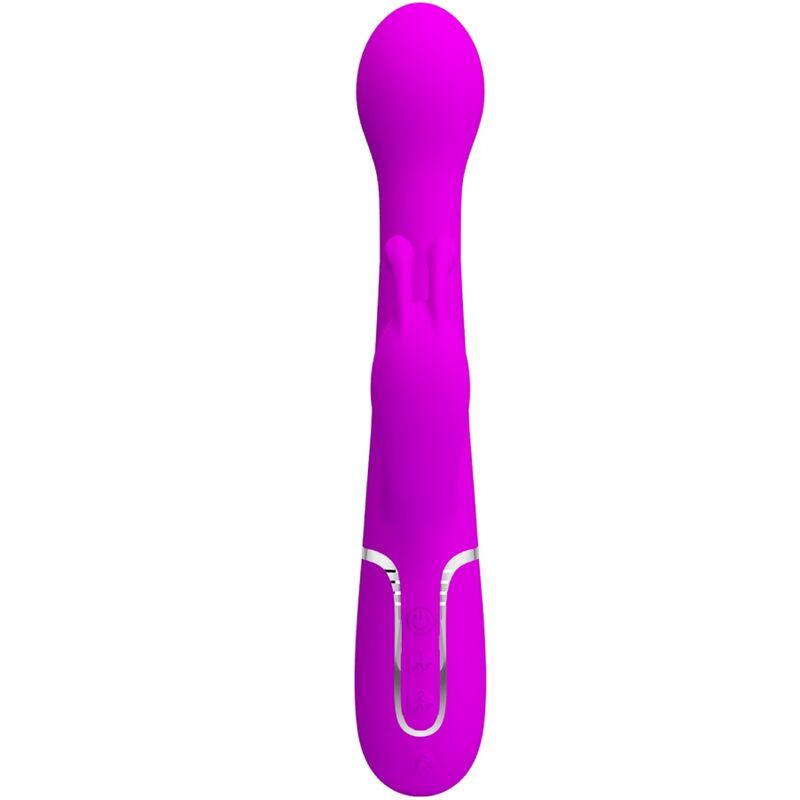 PRETTY LOVE DEJON VIBRADOR RABBIT 3 EN 1 MULTIFUNCION VIOLETA