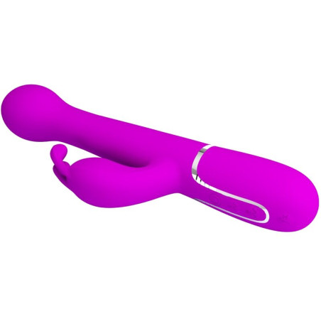 PRETTY LOVE DEJON VIBRADOR RABBIT 3 EN 1 MULTIFUNCION VIOLETA
