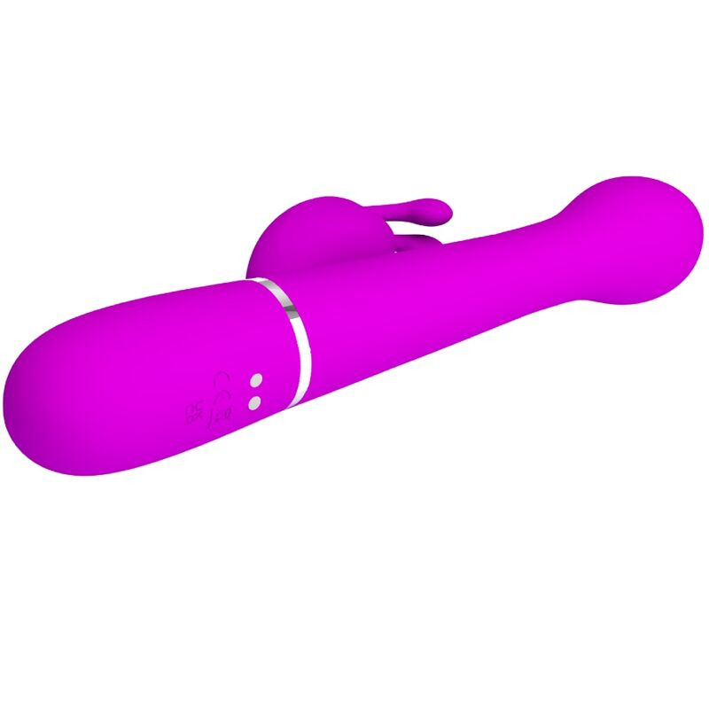 PRETTY LOVE DEJON VIBRADOR RABBIT 3 EN 1 MULTIFUNCION VIOLETA