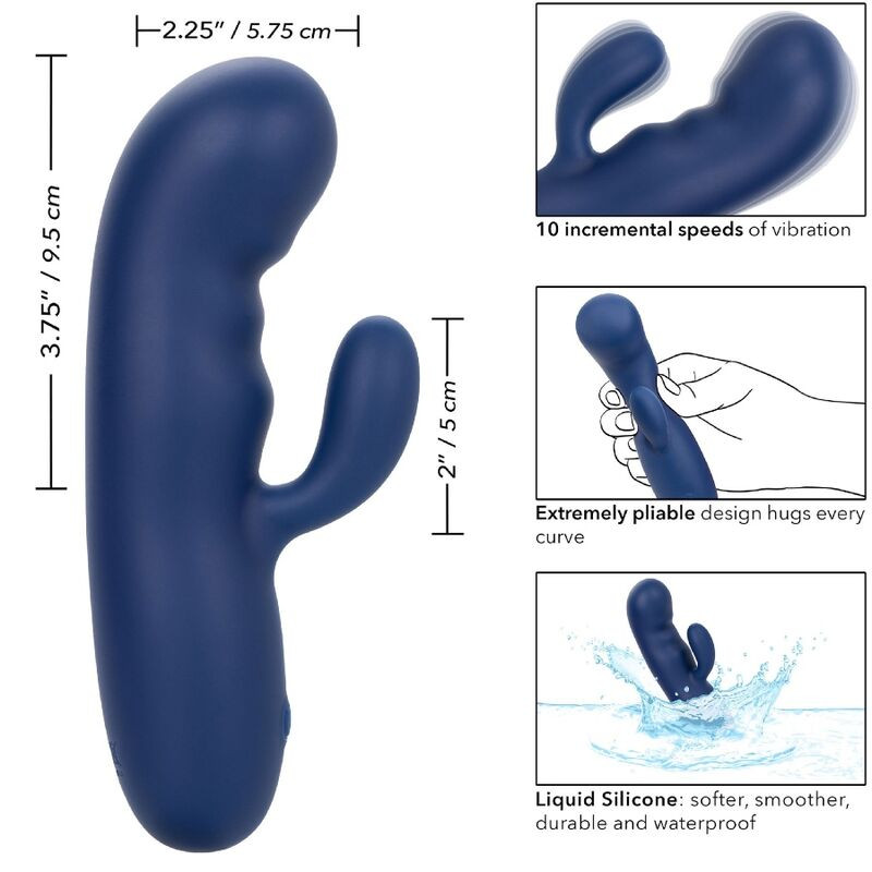 CALEXOTICS CASHMERE SILK DUO AZUL
