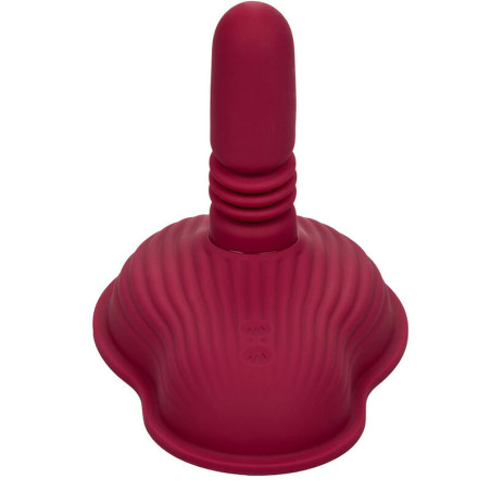 CALEXOTICS RIDER MASAJEADOR DOBLE MOTOR CONTROL REMOTO ROJO