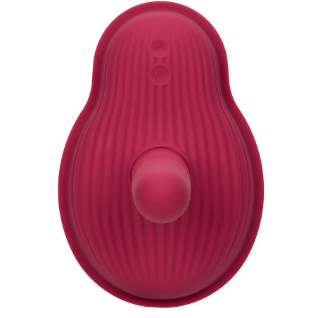 CALEXOTICS RIDER MASAJEADOR DOBLE MOTOR CONTROL REMOTO ROJO
