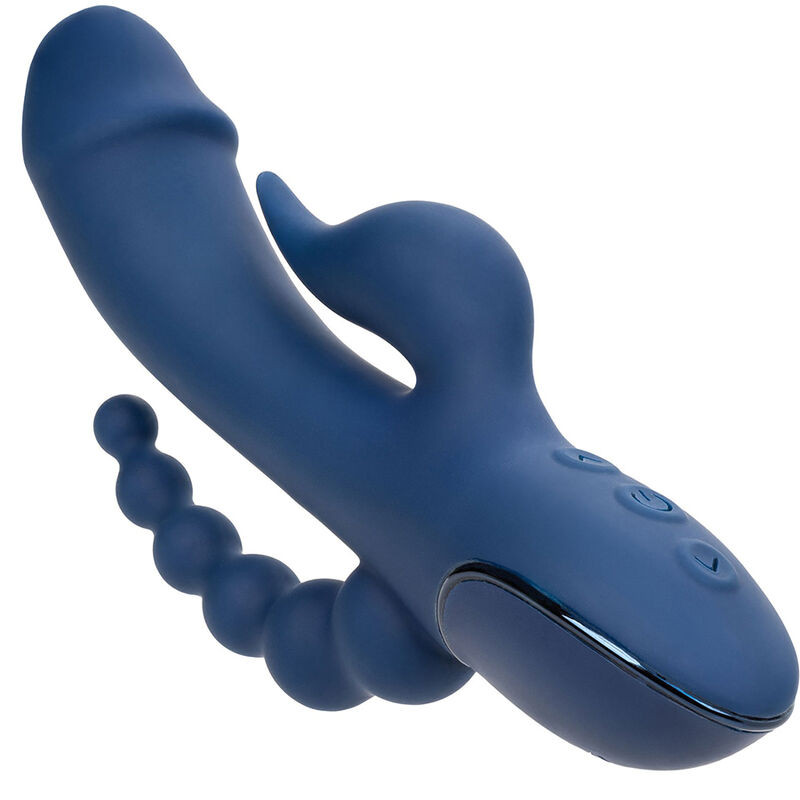 CALEXOTICS VIBRADOR TRIPLE ORGASM AZUL