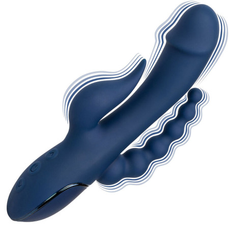 CALEXOTICS VIBRADOR TRIPLE ORGASM AZUL