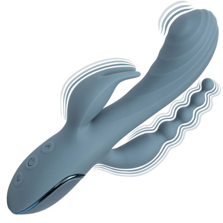 CALEXOTICS VIBRADOR TRIPLE EXTASIS GRIS