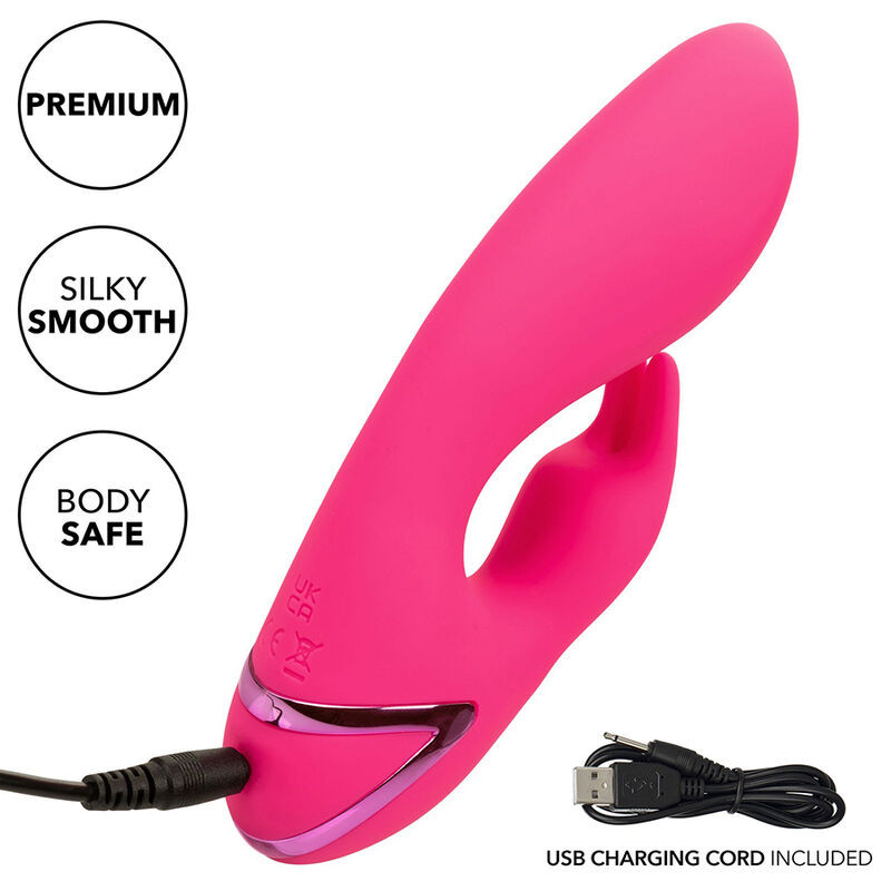 CALEXOTICS SO CAL SUSHINE VIBRATOR RABBIT FUCSIA BY CALIFORNIA DREAMING