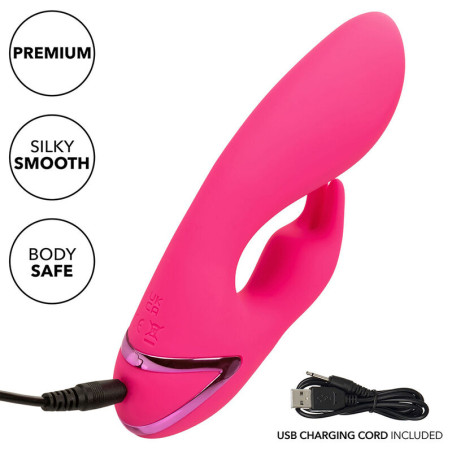 CALEXOTICS SO CAL SUSHINE VIBRATOR RABBIT FUCSIA BY CALIFORNIA DREAMING