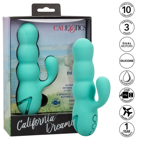 CALEXOTICS DEL MAR DIVA VIBRADOR RABBIT VERDE AGUA BY CALIFORNIA DREAMING