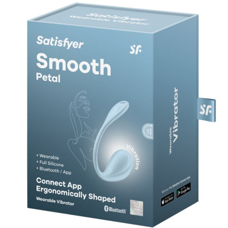 SATISFYER SMOOTH PETAL ESTIMULADOR PUNTO G CELESTE APP GRATUITA