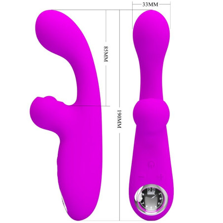 PRETTY LOVE SKYLAR VIBRADOR ESTIMULADOR PURPURA