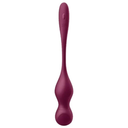 SATISFYER LOVE BIRDS VARY BOLAS VIBRADORES APP GRATUITA ROJO VINO