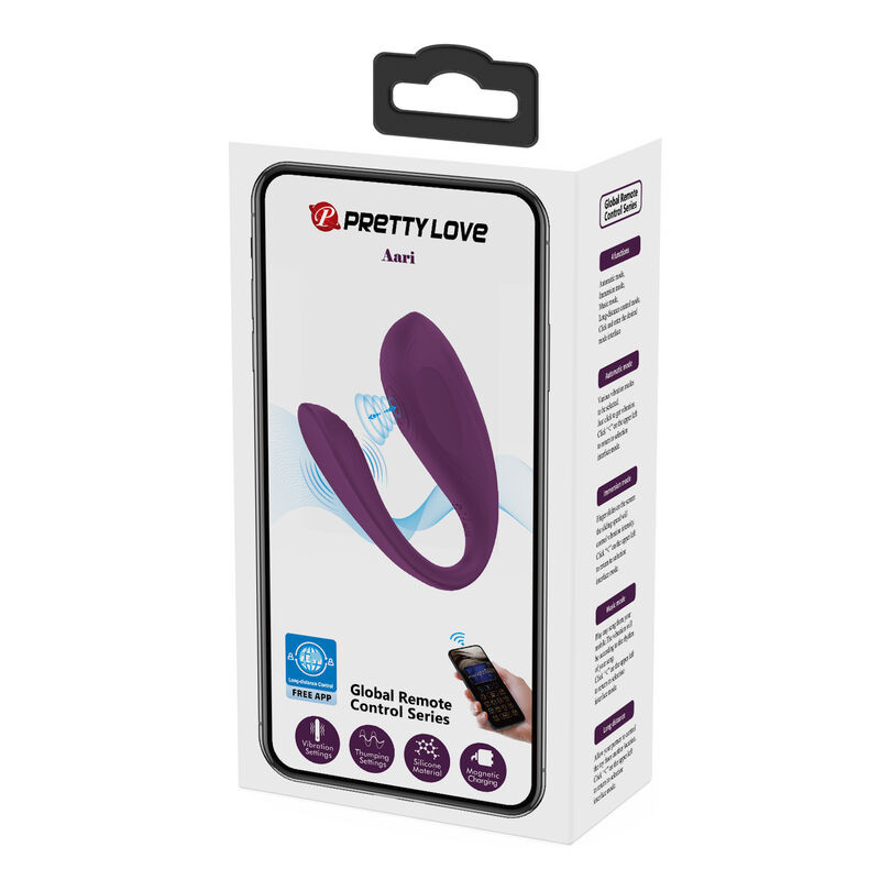 PRETTY LOVE AARI MASAJEADOR DE CLITORIS MORADO APP GRATUITA