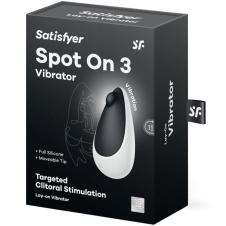 SATISFYER SPOT ON 3 ESTIMULADOR DE CLITORIS NEGRO
